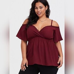 Torrid Cold Shoulder Shirt
